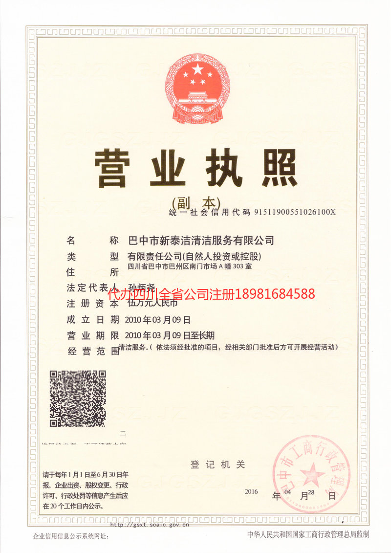 佛山佛山新泰洁清洁服务有限公司